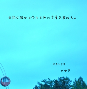 未熟な彼女は今日も色に言葉を重ねる。