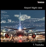 Airport night view